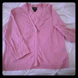 🌺Chaps one button cardigan
